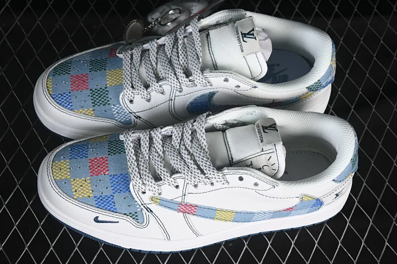 All categories Air Jordan Jordan series basketball shoes Air Jordan 1 Low High-end customized low-top sneakers Travis Scott x Fragment Design x Air Jordan 1 Low OG SP AJ1 Joe 1 LV joint black line color hook low-top cultural casual sneakers DZ5899-011